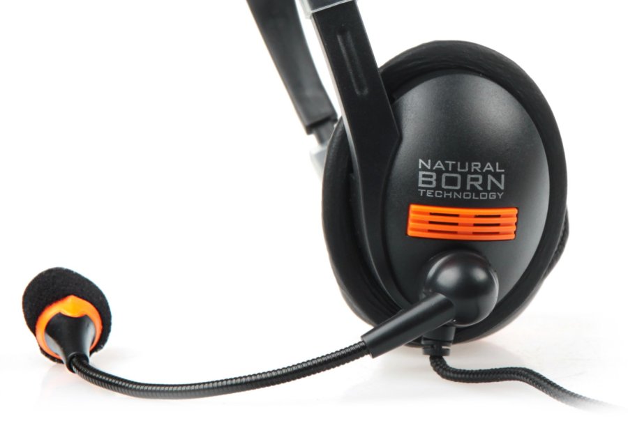 NATEC Drone Headset Ledningsfrt Opkald/musik Sort, Orange #4