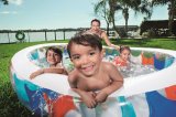 Bestway 54066 swimmingpool til over jorden Oppustelig pool Oval 542 L Flerfarvet #24