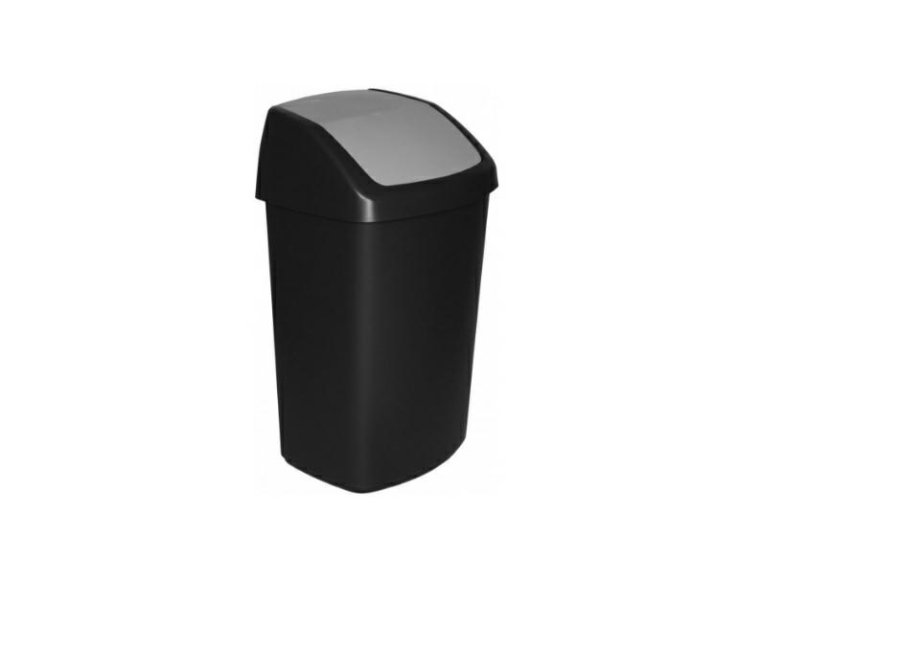 Curver Swing-Top 50 L Rektangulr Plast Sort, Gr #3