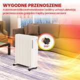 Extralink EX.30622 varmeapparat Indendrs Hvid 2500 W Olie elektrisk omrdevarmer #19