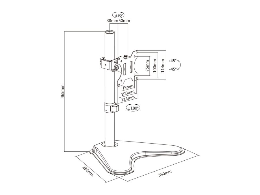 Equip 650122 tv-beslag 81,3 cm (32