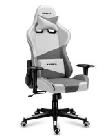 Huzaro Force 6.2 PC gamingstol Spand (vugge) sde Gr, Hvid #1