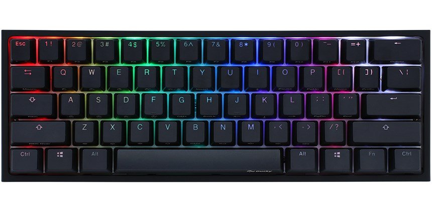 Ducky One 2 Mini RGB tastatur Spil USB Tysk Sort #1