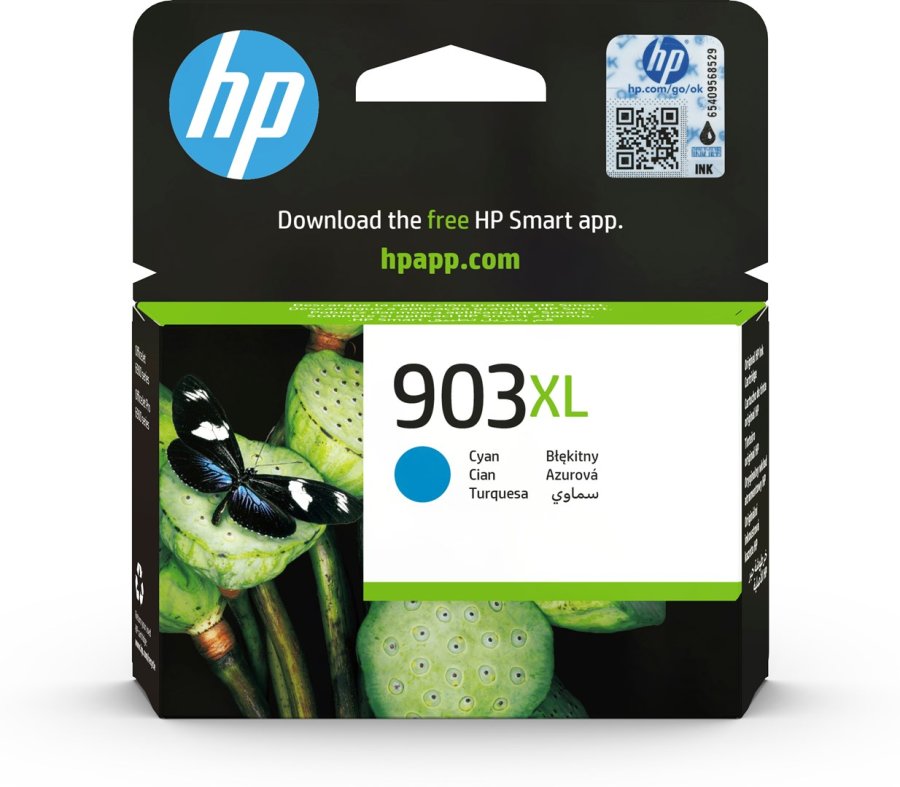 HP Original 903XL-blkpatron med hj kapacitet, cyan #1