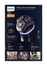 Philips i9000 Prestige Ultra XP9402/31 Elektrisk shaver vd og tr barbering med SkinIQ Pro #6