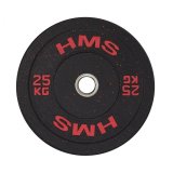 HMS Fitness HTBR25 1 stk Olympic Gummibelagt vgtskive #1