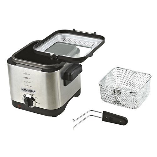 Mesko Home MS 4910 frituregryde Enkelt 1,5 L Enkeltstende 900 W Sort, Satin stl #3