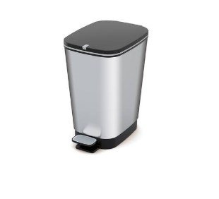 KIS 8071800 1783 affaldskurv Rektangulr Sort, Rustfrit stl #1