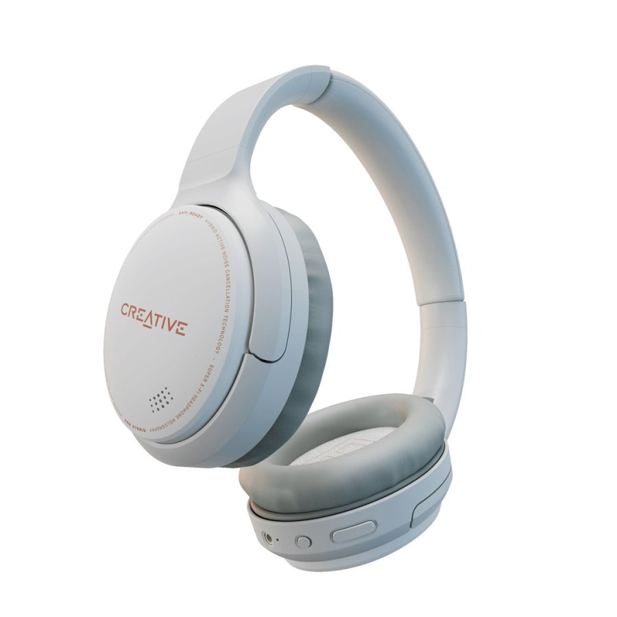 Creative Labs ZEN Hybrid Headset Kabel & trdls Opkald/musik Bluetooth Hvid #4