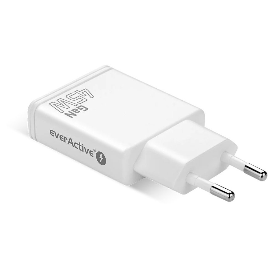 Charger GaN 2x USB-C Quick Charge 3.0 45W PD white #3