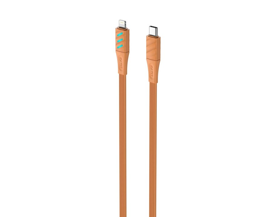 Havit CB6255 - USB Type C til Lightning-opladerkabel, 1 m (orange) #2