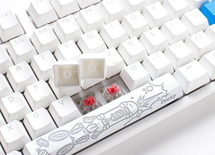 Ducky One 2 RGB TKL tastatur Universel USB Hvid #4