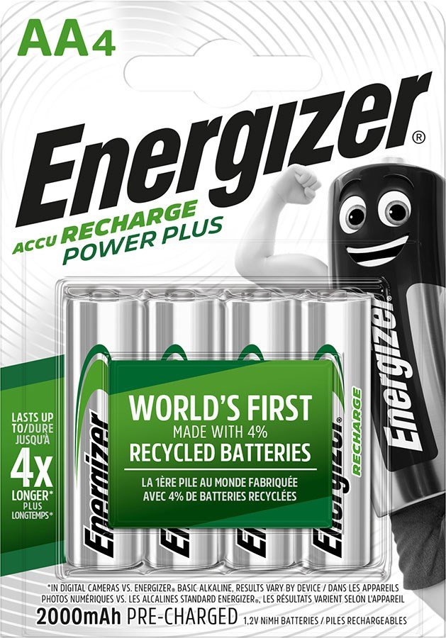 Energizer Accu Recharge Power Plus 2000 AA BP4 Genopladeligt batteri Nikkel-Metalhydrid (NiMH) #1