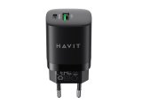 Havit UC30 EU - GaN rejseoplader med to porte 33 W, sort #4