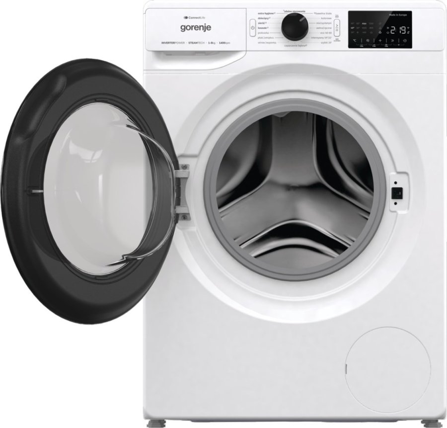 Gorenje G400 Fritstende vaskemaskine, 8 kg, 1400 o/min WPNEI84SBSWIFI/PL #3