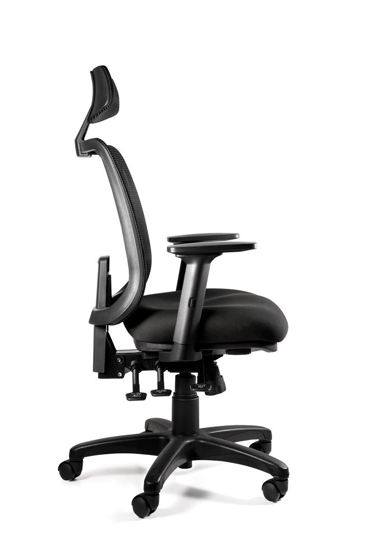 Ergonomisk kontorstol SAGA PLUS sort #2