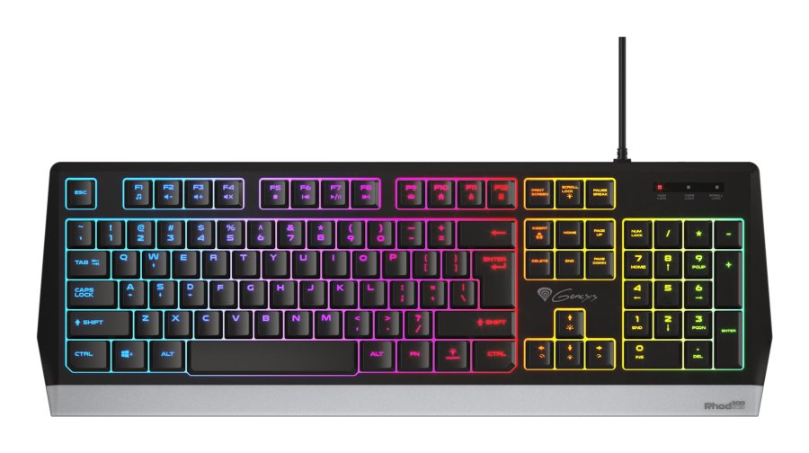 GENESIS RHOD 300 RGB tastatur Spil USB Sort #1