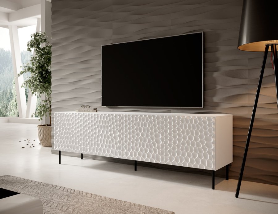 RTV HOLE kabinet 190x40,5x59,5 cm hvid mat #2