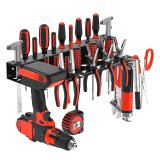 Maclean v�gmonteret opbevaringssystem/v�rkt�jshylde, sort, m�l 40 x 14,5 x 4,6 cm, maks. 30 kg, MC-141 #6
