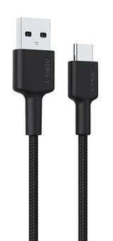 AUKEY CB-CD30 USB-kabel 0,9 m USB A USB C Sort #1
