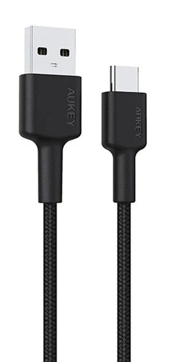 AUKEY CB-CD30 USB-kabel 0,9 m USB A USB C Sort #1