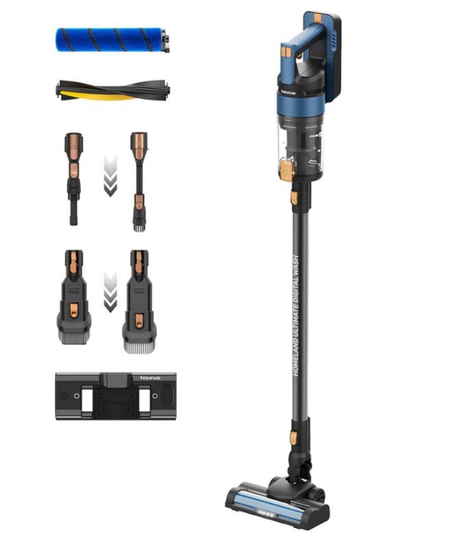 Ledningsfri stvsuger med moppefunktion Taurus Homeland Ultimate Digital Wash #1