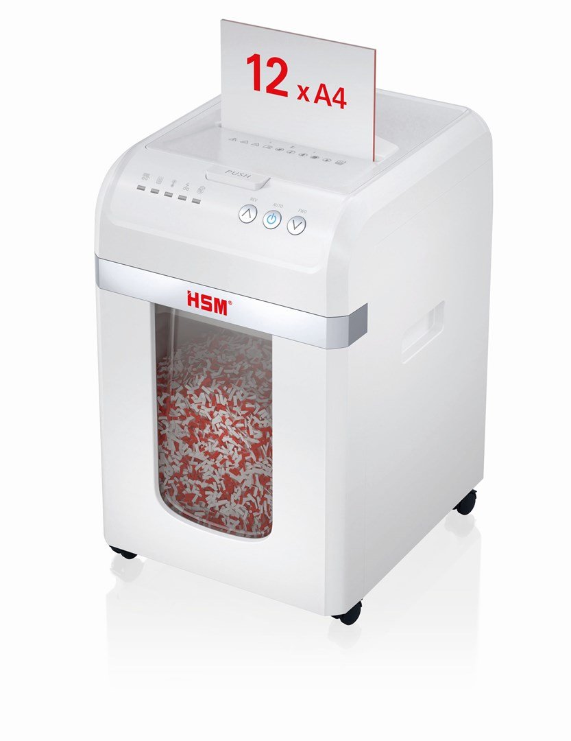 HSM Autofeed X300 papirmakulator med automatisk indf�ring, 30 l, P4, 4 x 12 mm #3