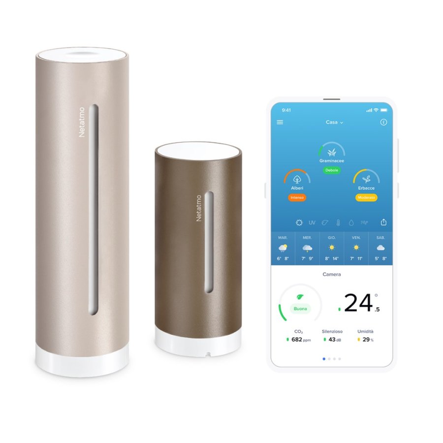 Netatmo NWS-S-EC digital vejrstation Brun Wi-Fi #5