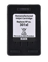 SUPERBULK-blk til HP 301XL CH563 reg B-H301Bk #3