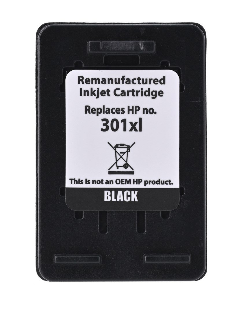SUPERBULK-blk til HP 301XL CH563 reg B-H301Bk #3