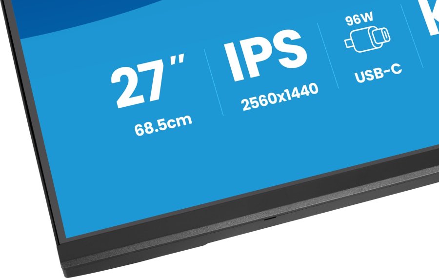 iiyama ProLite XB2797QSNPH-B1 27IN IPS LCD 4MS 2560X1440 350CD/M2 HDMI/DP/USB 2 computersk�rm 68,6 cm (27