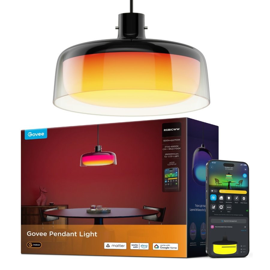 Govee Pendant Light Intelligent loftslys Wi-Fi/Bluetooth #1