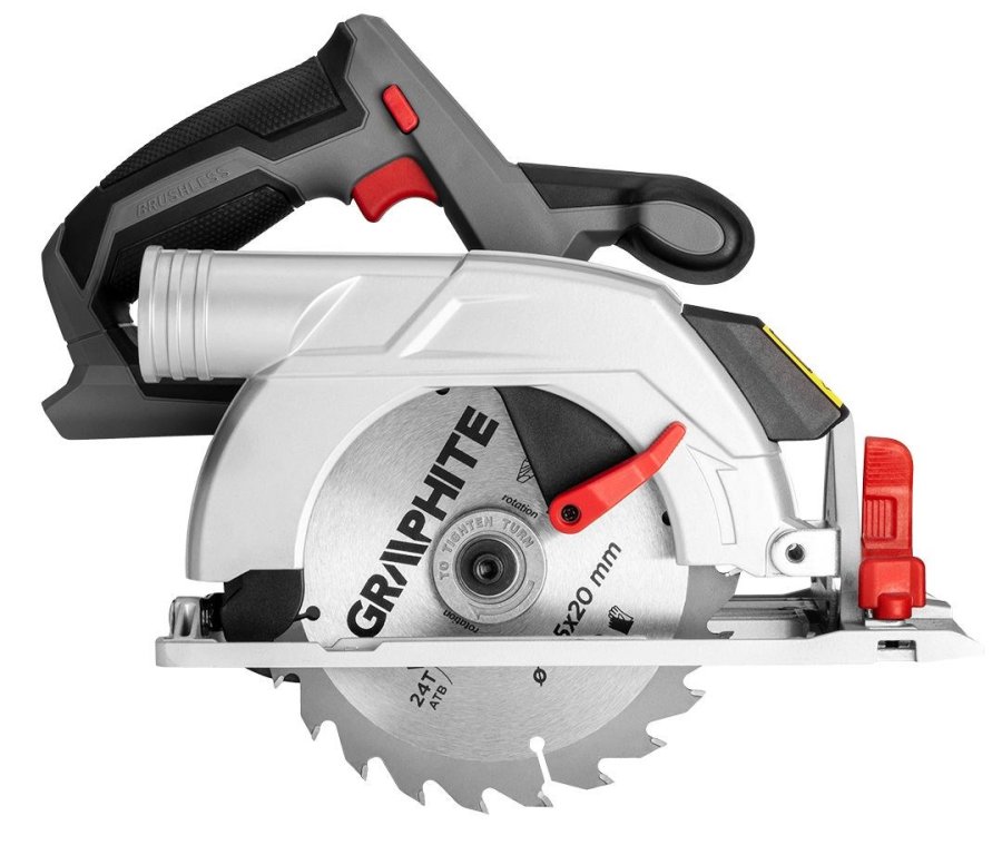 Graphite 58G023 transportabel rundsav 16,5 cm Gr, Rd, Slv 4200 rpm #5