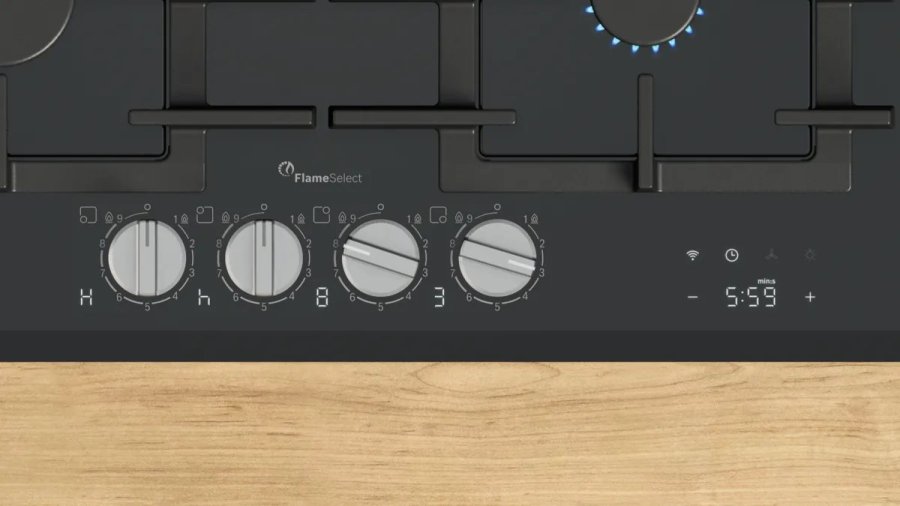 Bosch PRP6A6H40 kogeplade Sort Indbygget 60 cm Gaskomfur 4 zone(s) #2