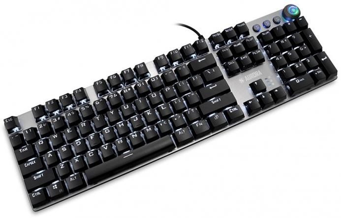 iBox Aurora K-4 USB QWERTY-tastatur sort #3