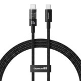 Baseus Gem USB C til USB C hurtigopladningskabel 1 m 100 W Sort #1