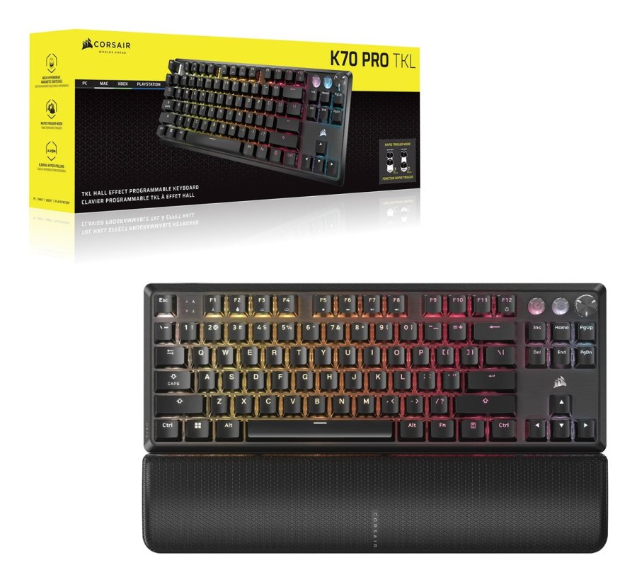 Corsair K70 PRO TKL tastatur Spil USB QWERTZ Tysk Sort #11