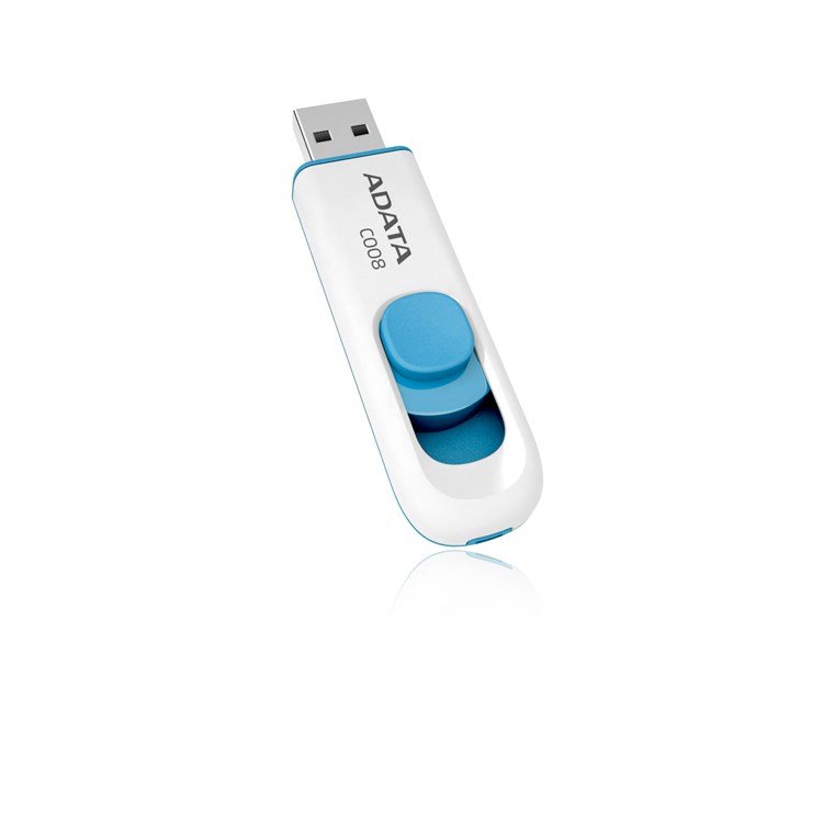 ADATA 64GB C008 USB-ngle USB Type-A 2.0 Bl, Hvid #1