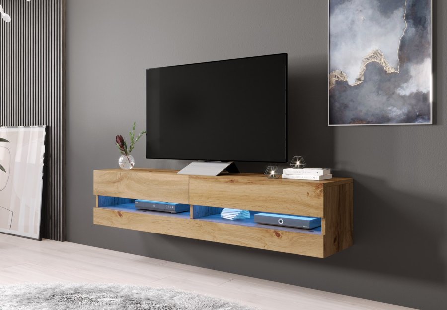 Cama RTVVIGO180N w/w TV stativ & underholdningscenter 2 hylder #3