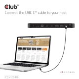 CLUB3D 14-1 USB-C Quad Display Docking Station USB4 #8