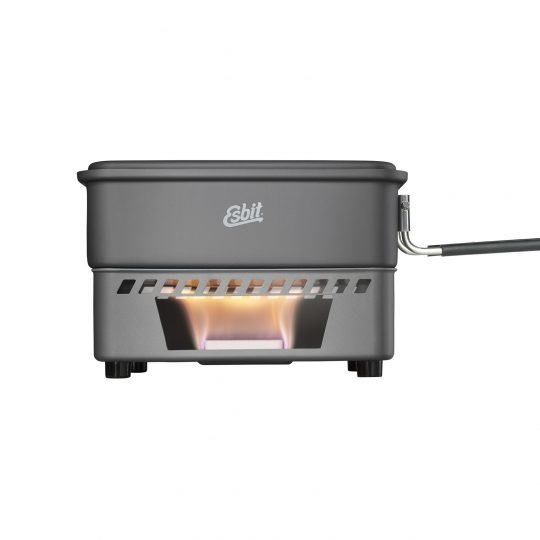 ESBIT Solid fuel cookset Pot 1,1 L Aluminium, Sort #1