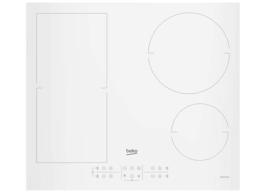 Beko HII64200FMTW kogeplade Hvid Indbygget 60 cm Zone induktionskogeplade 4 zone(s) #1