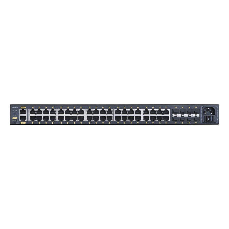 NETGEAR GSM4248PX-100EUS netv�rksswitch Administreret L2/L3/L4 Gigabit Ethernet (10/100/1000) Str�m over Ethernet (PoE) Sort #4