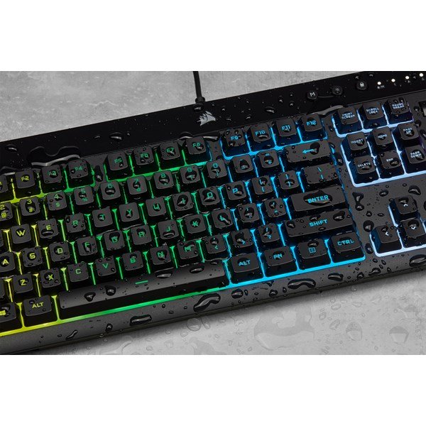 Corsair | Rubber Dome | K55 RGB PRO | Gaming keyboard | Gaming Keyboard | RGB LED light | US | Wired | Black #10