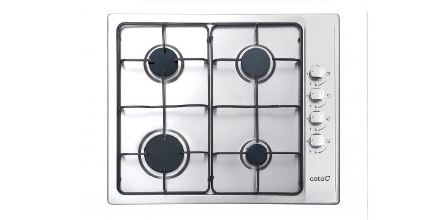 CATA GI 6004 X kogeplade Sort, Rustfrit stl Indbygget Gaskomfur 4 zone(s) #1
