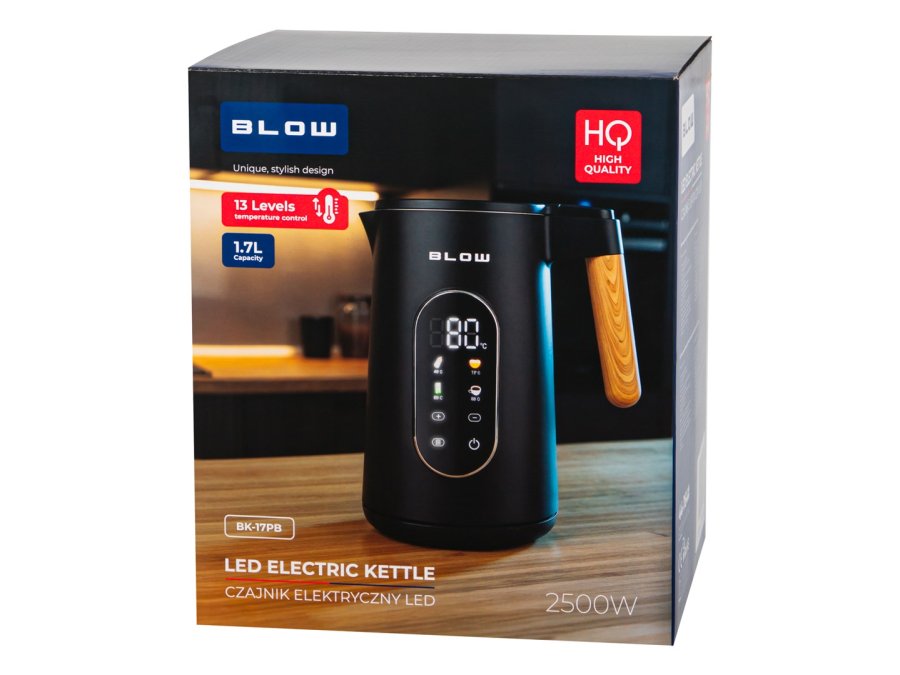 BLOW Sort elkedel med display BK-17PB 2500W #6