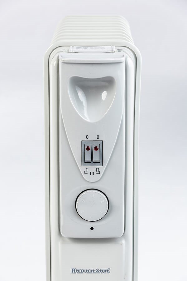 Ravanson OH-11 varmeapparat Olie elektrisk omrdevarmer Indendrs Hvid, Gr 2500 W #3
