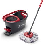 Mop with Bucket Vileda 167751 Sort Rd Mikrofiber Plastik #1