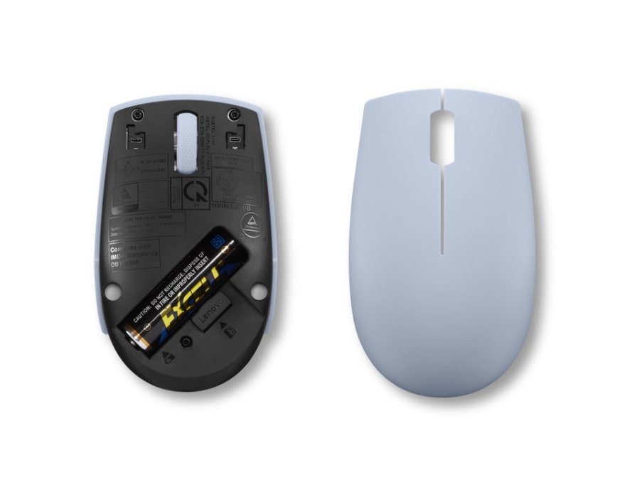 Lenovo 300 Wireless Compact Maus Kabellos Optisch Blau 3 Tasten 1000 dpi mus Ambidextrous RF trdlst Optisk #5