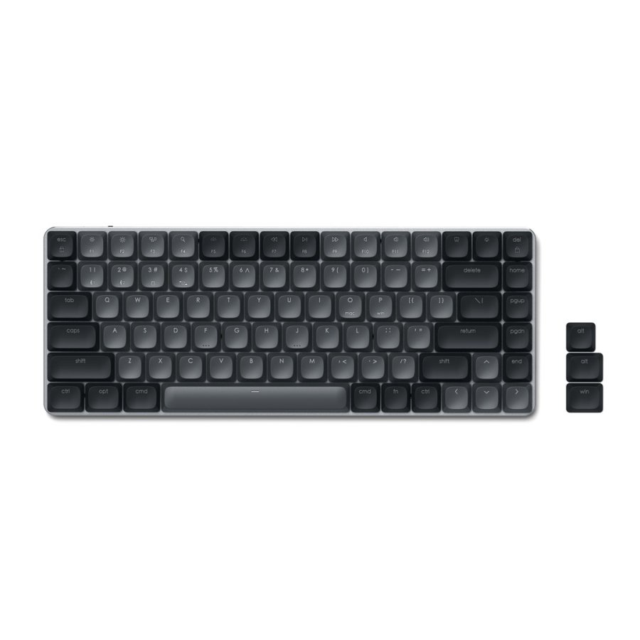 Satechi SM1 tastatur Kontor USB + Bluetooth QWERTY Engelsk Sort, Gr� #5